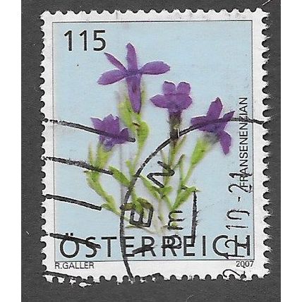 AUT 2007 115c 'FLORA DEFINITIVES ' FINE USED (EBID73-308)