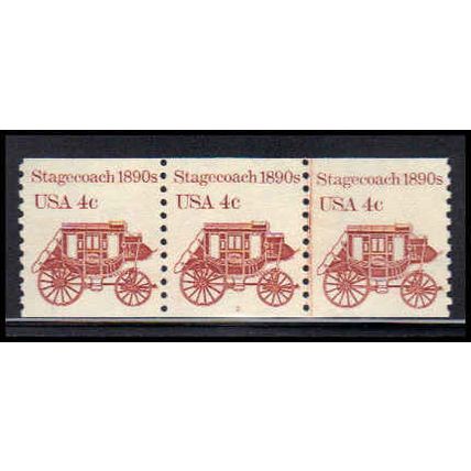 1898A 4c Stagecoach Very Fine MNH Dry Gum PNC 2/3 PA2262