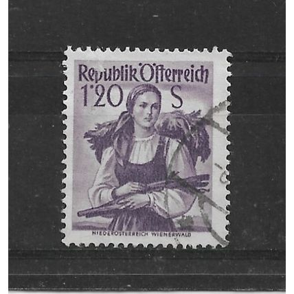 Austria.SG1128 1s 20 "Niederosterreich Wienerwald".Fine Used.Aug22