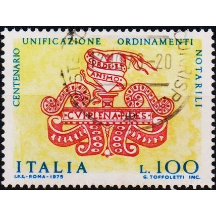 Italy. 1975 100L S.G.1449 Used