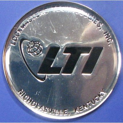 Lockmasters Tech Inc. Challenge Coin. Souvenir. 1.75". 19b.