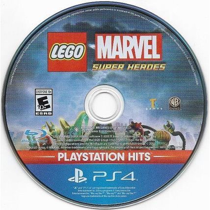 Lego Marvel Super Heros Game PS4 PlayStation 4 2104040 Rated E Bluray Disc &Case