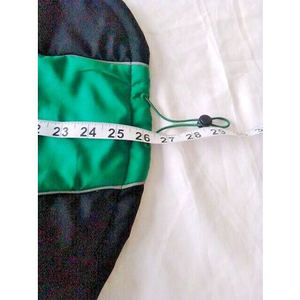 Dog Winter Coat Jacket 26" back (3xl) Green Black Grey Padded
