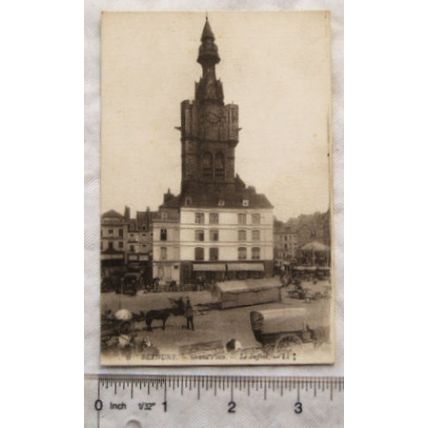 vintage postcard Bethune, The Belfry