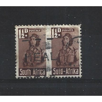 SouthAfrica.SG99 1 1/2d Airman Pair.Fine Used.Aug25a