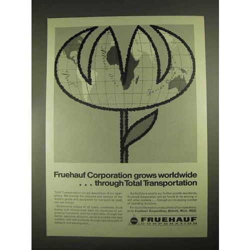 1967 Fruehauf Corporation Ad - Total Transportation