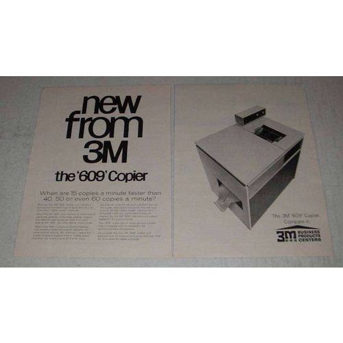 1970 3M 609 Copier Ad