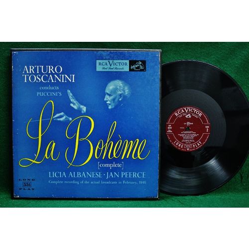 Toscanini/Albanese/Peerce - Puccini: La Boheme - 2-LP - LM 6006 - EX+