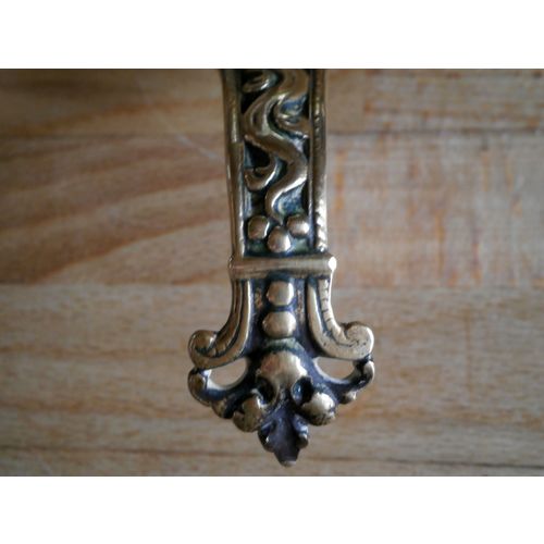 Beautiful Vintage Base Metal & Brass Chamber Stick Candle Holder