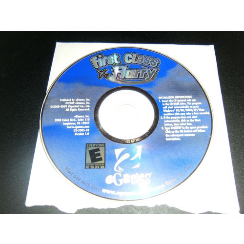 First Class Flurry (PC, 2009) - Disc Only!!!!!