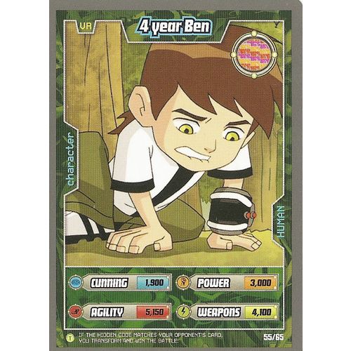 (Hatchette) Ben 10 Alien Adventures, VR - 55/65, Character - Human: 4 Year Ben