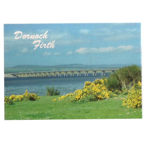 DORNOCH FIRTH, SUTHERLAND SCOTLAND unused vintage postcard Anne Baxter /