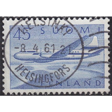FINNLAND FINLAND SUOMI [1959] MiNr 0512 ( O/used ) Flugzeug