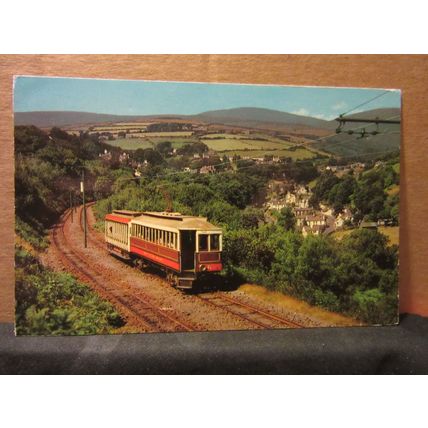 LAXEY VALLEY & SNAEFELL, ISLE OF MAN unused postcard. Colourmaster PT23210 =
