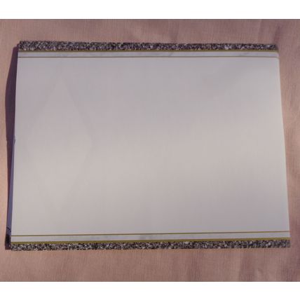 Gray Marble Tri-fold Brochure Paper Stationery 45 Pieces Promotion Craft 016