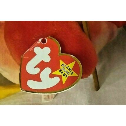 Rare TY Beanie Babies Baby Doodle Rooster 1996 PVC 4171