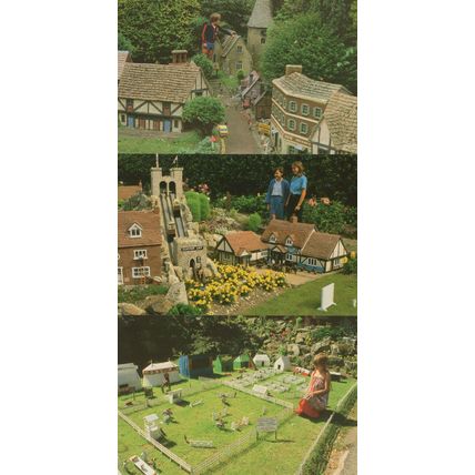 Ramsgate Model Village Kent 3x 1970s Postcard s