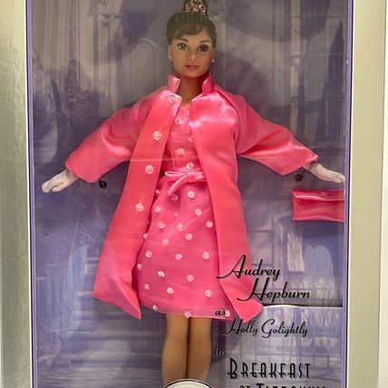 Mattel 1998 Audrey Hepburn In Breakfast At Tiffany's Pink Princess Fashion Doll