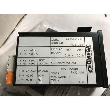 NEW OMEGA DPF51-7/32 DIGITAL PROCESS METER,AA