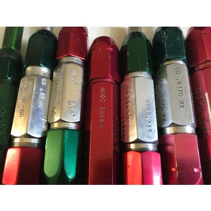 LOT PLUG GAGE GO NOGO VAN KEUREN .422,424,4370,4693,4698,4450,437,440,415  ,ES