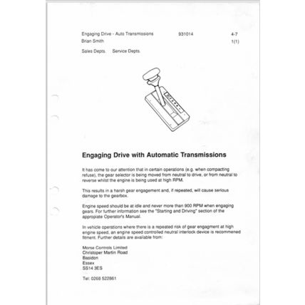 Volvo Trucks Power Transmission Product Information 1998 2003 PDF