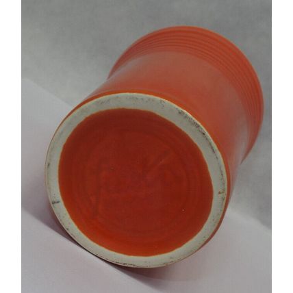 Rare Vintage Fiesta FIESTAWARE Water Cup Glass Radioactive Red Stamped 1930's