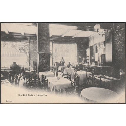 Old India, Lausanne, c.1900-05 - Musy CPA