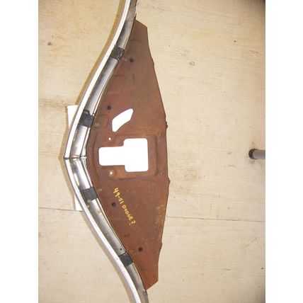 1949 1950 DODGE GRILL FRONT END TRIM W/ BRACKET OEM #1335376