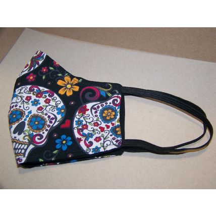 SUGAR SKULLS FACE MASK WOMEN'S CHILDREN'S DAY OF THE DEAD Día de los Muertos