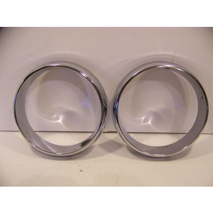 1967 Chrysler Head Light Bezels New Yorker Newport Mopar 2582640