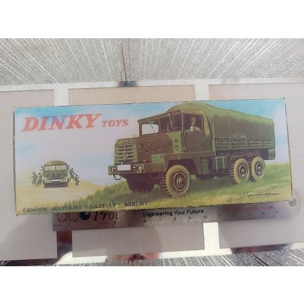 Dinky No824 Army Truck Gazelle - Repro / Replica Box