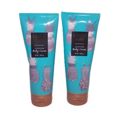 Pineapple Punch Ultra Shea Body Cream Bath & Body Works Lot of 2