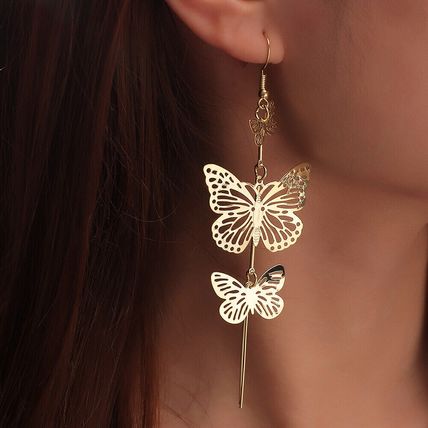 Long Dangle Drop Butterfly Earrings Womens Ear Hook Jewelry Classic
