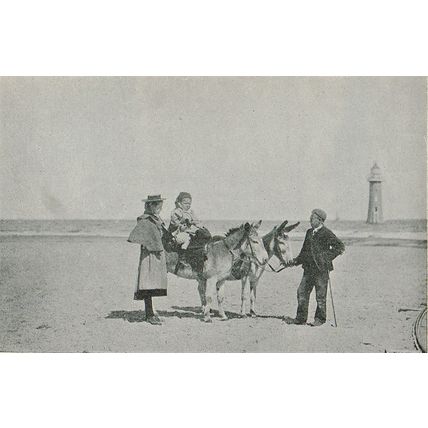 The Ferry Egremont Merseyside / After The Ride 1900 Antique Print Picture