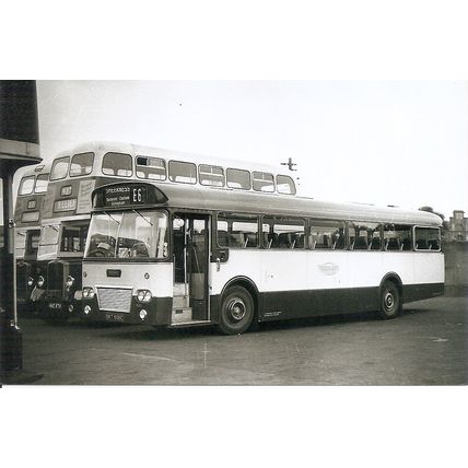 Black & White Photograph of Maidstone & District Motor Services Ltd. - BKT 806C