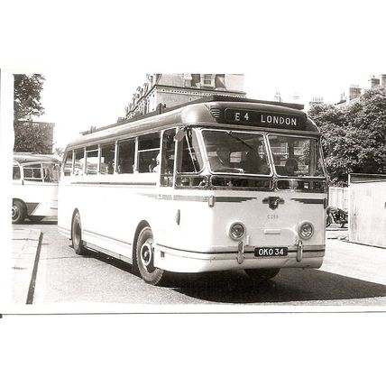 Black & White Photograph of Maidstone & District Motor Services Ltd. - OKO 34