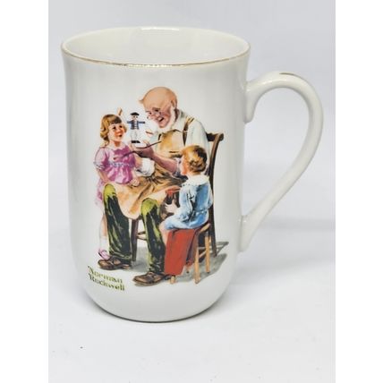 1982 Norman Rockwell Collector Cup - The Toymaker
