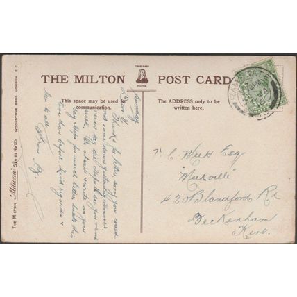 Marina, Ramsgate, Kent, 1916 - Milton Postcard