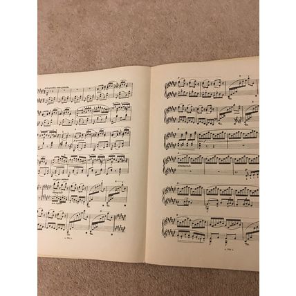 F. Liszt Rhapsodies Hongroises No. 8 SHEET MUSIC, 1906. Hungarian Rhapsody 8