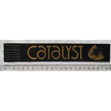 Vintage: black leather bookmark - Catalyst