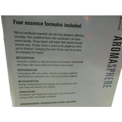 Homedics Body Basics Aromatherapy Air Diffuser Aromasphere