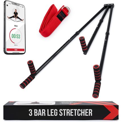 Split Machine for Flexibility with Trainer APP – Adjustable 3 Bar Leg Stretcher