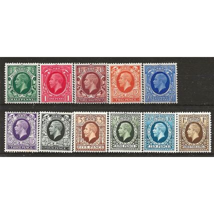 1934 Photogravure Set SG439-449 Fine Mounted Mint ..