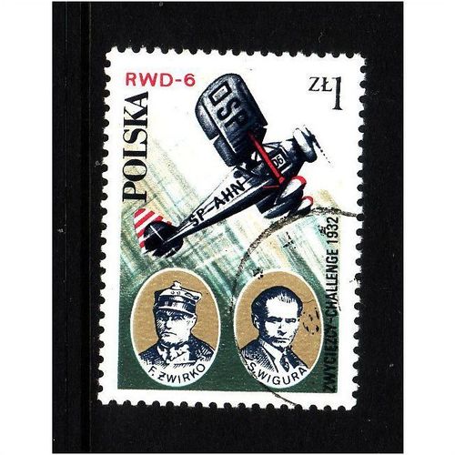 POLAND 1978 SG2539 1Z RWD - 6 AIRCRAFT FINE USED
