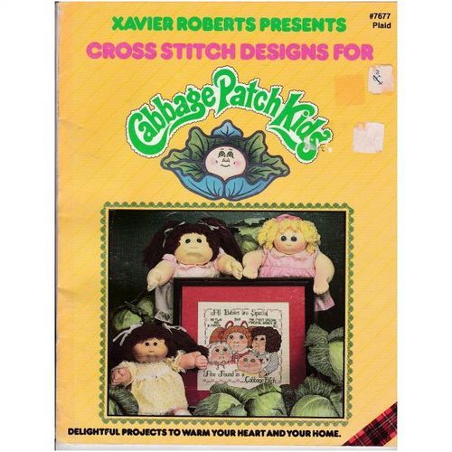 1983 Cabbage Patch Kids Counted Cross Stitch Booklet 8 Designs CPK