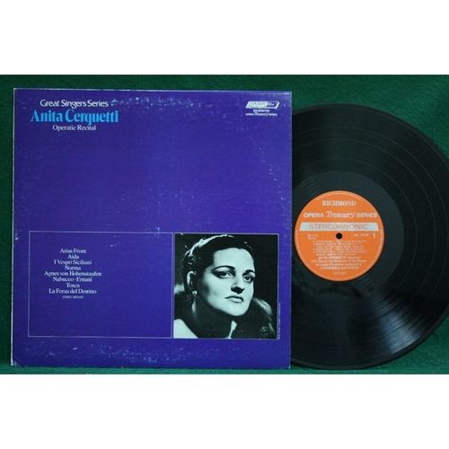 Anita Cerquetti - Operatic Recital - Maggio Musicale - SR 33189 - NM
