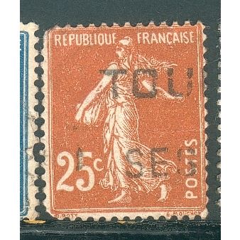 France 1927 - 25c yellowish brown - Sower - no ground - used