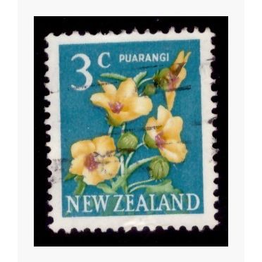 New Zealand 1967 -1968 - 3d - Local Motifs Flowers Used