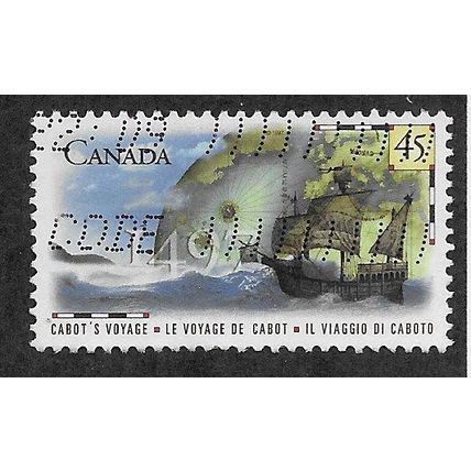 CAN 1997 45c '500TH ANN OF CABOTS DISCOVERY ' FINE USED (EBID71-488)
