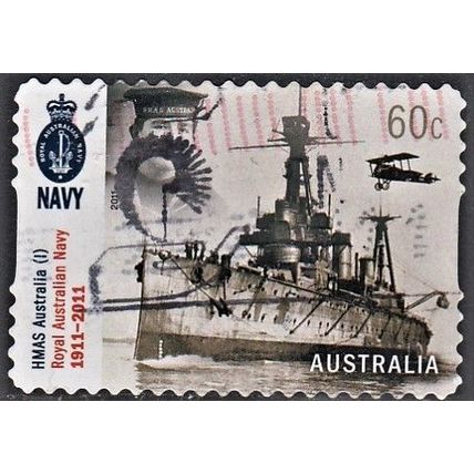 AUSTRALIA, 2011 60c Navy, SG 3606 (Scott #3530), used